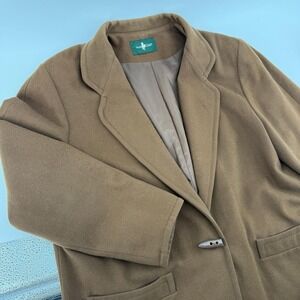 Vintage Hunt Club 100% Wool Camel Coat Women's 14 L/XL Toggle Button – Flaws